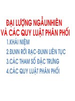 Đại lượng ngẫu nhiên và các quy luật phân phối potx