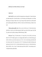 RÒ MẬT SAU PHẪU THUẬT GAN MẬT doc