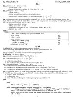 Đề tuyển sinh lớp 10 môn toán pps