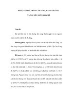 KHẢO SÁT ĐẶC ĐIỂM LÂM SÀNG, CẬN LÂM SÀNG VÀ NGUYÊN NHÂN HÔN MÊ ppt