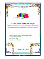 skkn phát triển tư duy học sinh qua việc sử dụng phiếu học tập trong kĩ thuật dạy học mảnh ghép dạy bài 15 - tiêu hóa ở động vật