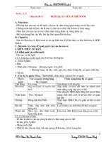 Giáo án bồi dưỡng học sinh giỏi lớp 8 môn sinh học hay