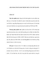 HELICOBACTER PYLORI Ở BỆNH NHÂN UNG THƯ DẠ DÀY TÓM TẮT Mục tiêu nghiên cứu: potx