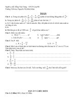 Đề thi cuối năm môn Toán lớp 4 pdf