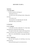 Quá trình hình thành bệnh thiếu vitamin a doc