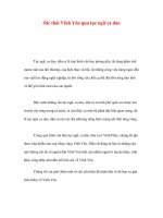 Sắc thái Vĩnh Yên qua tục ngữ ca dao docx