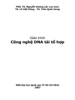 Giáo trình DNA tái tổ hợp part 1 pdf