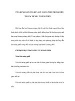 ỨNG DỤNG ĐẶT ỐNG DẪN LƯU MÀNG PHỔI TRONG ĐIỀU TRỊ CÁC BỆNH LÝ MÀNG PHỔI pps