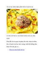 Ăn óc lợn chữa chậm phát triển trí tuệ trẻ em pptx