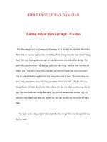 KHO TÀNG LỤC BÁT DÂN GIAN - Lương duyên thời Tục ngữ - Ca dao pptx