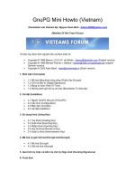 Mã Hóa Dữ Liệu Bằng GPG