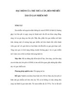 ĐẶC ĐIỂM CỦA TRẺ THỪA CÂN, BÉO PHÌ SIÊU ÂM CÓ GAN NHIỄM MỠ docx