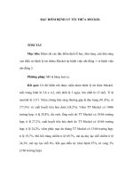 ĐẶC ĐIỂM BỆNH LÝ TÚI THỪA MECKEL doc