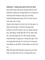 Kidsmart - không đơn giản chỉ là trò chơi! ppt