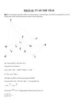 Phần II: Tỷ số thể tích ppt