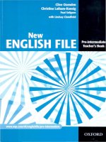 oxford''''s new english file pre intermediate teacher''''sbook