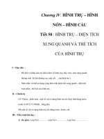 giáo án toán học: hình học 9 tiết 58+59 pptx