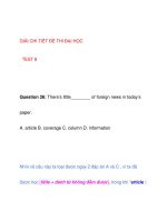 GIẢI CHI TIẾT ĐỀ THI ĐẠI HỌC TEST 8 doc