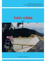 Giáo trình Thủy công Tập 1 doc