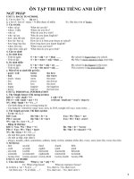 đề thi HKI lớp 7 (lý thuyết + bài tập)