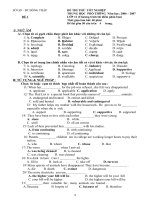 ĐỀ THI THỬ TỐT NGHIỆP TRUNG HỌC PHỔ THÔNG pot