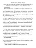 Đề cương: “KIỂM TRA ĐÁNH GIÁ KẾT QUẢ HỌC TẬP CỦA HỌC SINH LỚP 11 THEO CHUẨN KIẾN THỨC KỸ NĂNG MÔN HÓA HỌC” ppsx