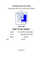 KINH TẾ XÂY DỰNG 1 docx