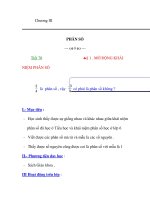 Giáo Án Toán Học :đại số 6 Tiết 70+71 pot