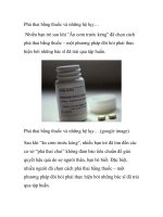 Phá thai bằng thuốc và những hệ lụy… pptx