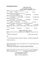 BÀI KIỂM TRA NGỮ VĂN SỐ 11 ppt