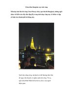 Chùa đêm Bangkok rực ánh vàng doc