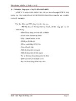 Báo cáo thí nghiệm kỹ thuật vi sử lý potx