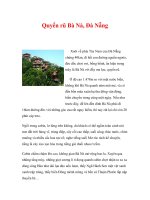 Quyến rũ Bà Nà, Đà Nẵng pot