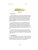 Thực trạng và các giải pháp nhằm nâng cao chất lượng phục vụ tại nhà hàng Lang Liêu