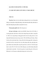 ĐẶC ĐIỂM VỀ DINH DƯỠNG VÀ TIÊU HOÁ CỦA HỘI CHỨNG BÓNG NƯỚC PHÂN LY TRONG BIỂU BÌ pptx