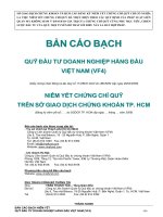 NIÊM YẾT CHỨNG CHỈ QUỸ TRÊN SỞ GIAO DỊCH CHỨNG KHOÁN TP. HCM pot