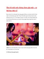 Hẹn hò một anh chàng chưa gặp mặt – sợ hãi hay thú vị? pot