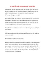 10 bí quyết hoàn thành công việc cho bà bầu doc