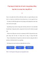 Ứng dụng kỹ thuật thu trữ nước trong phòng chống hạn hán và sa mạc hóa vùng đất cát 3 docx