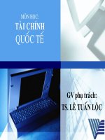 Tài chính quốc tế - Chương 4 pot