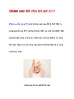 Chăm sóc tốt cho trẻ sơ sinh pdf