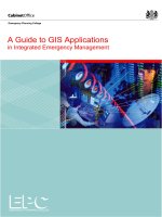 A Guide to GIS Applications in Integrated Emergency Management pot