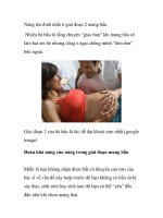 Nàng lên đỉnh nhất ở giai đoạn 2 mang bầu pps