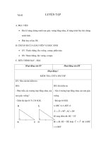 giáo án toán học: hình học 7 tiết 42 pptx