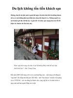 Du lịch không tốn tiền khách sạn potx