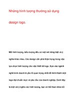 Những hình tượng thường sử dụng design logo. ppt