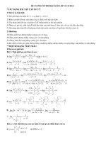 Đề cương chi tiết ôn thi toán 11 - học kì 2 ppsx