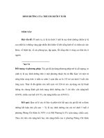 DINH DƯỠNG CỦA TRẺ EM DƯỚI 5 TUỔI pps