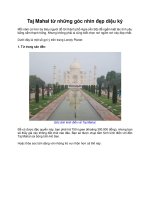 Taj Mahal từ những góc nhìn đẹp diệu kỳ ppsx