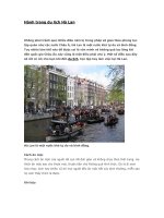 Hành trang du lịch Hà Lan doc